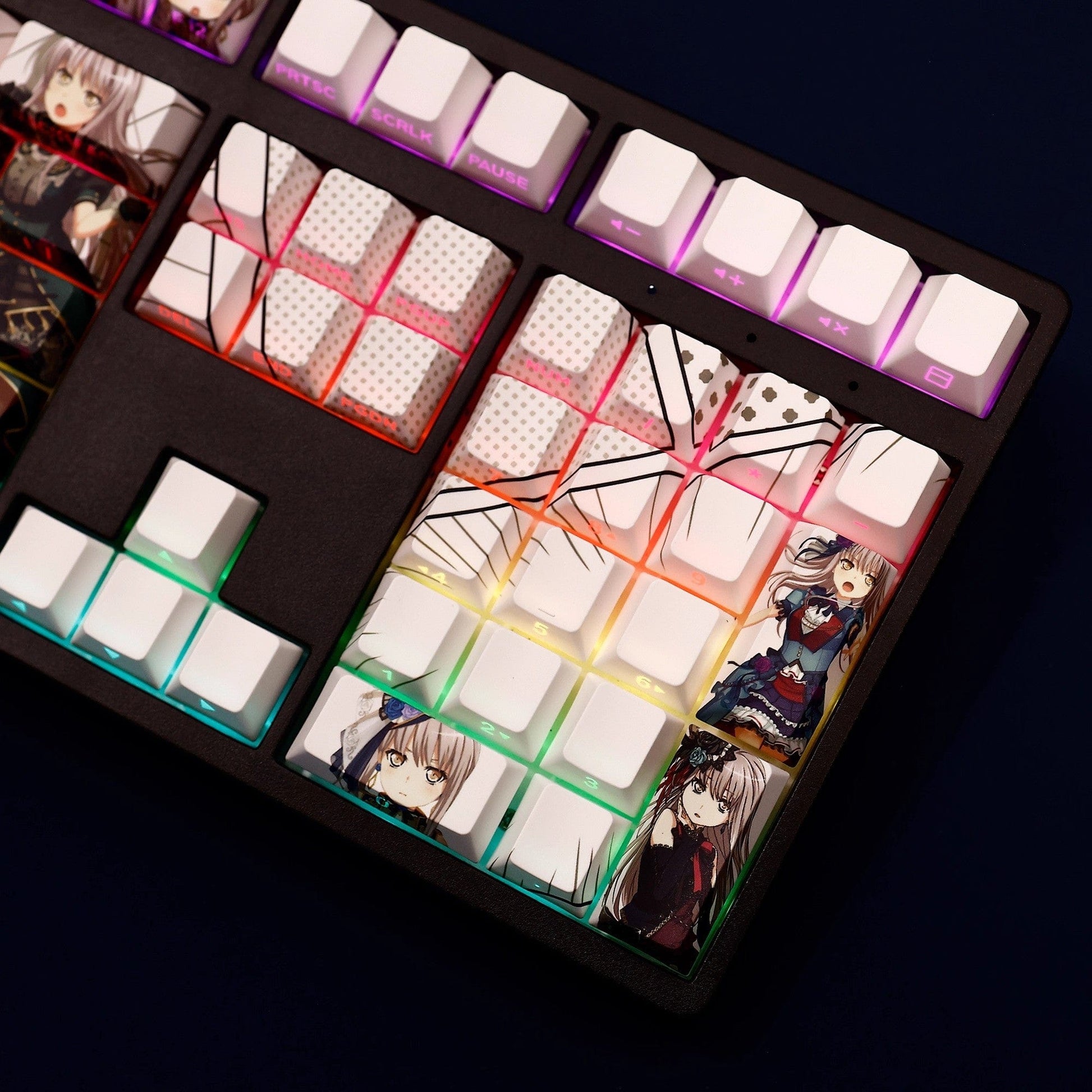 My Anime Keycaps Complete Set BanG Dream: Minato Yukina Backlit Keycap Set