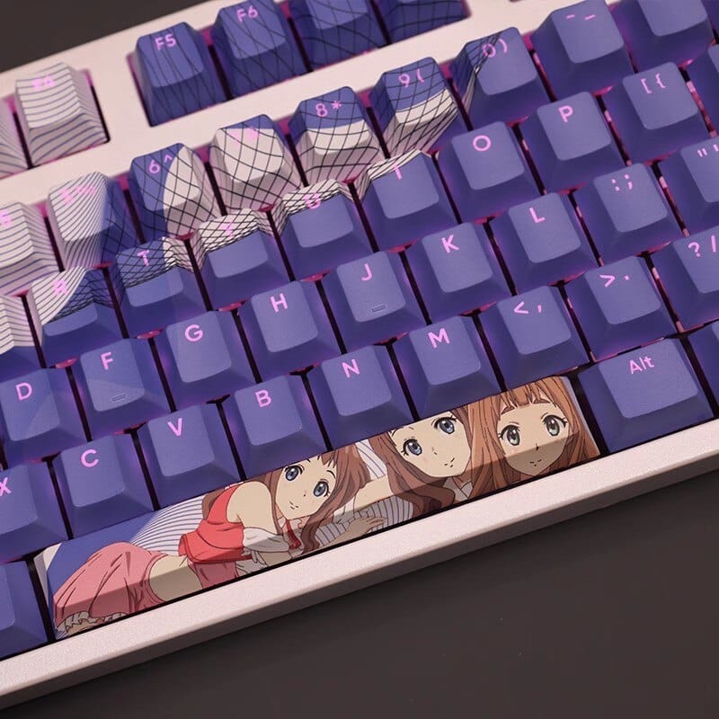 My Anime Keycaps Complete Set Beyond the Boundary: Ai Shindō Backlit Keycap Set