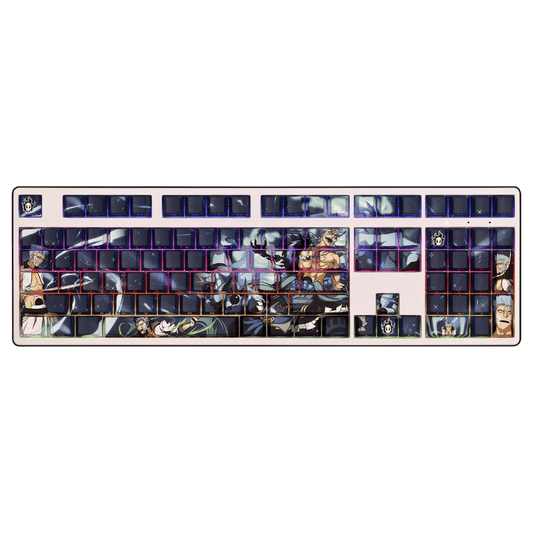 My Anime Keycaps Complete Set Bleach: Grimmjow Jaegerjaquez Backlit Keycap Set