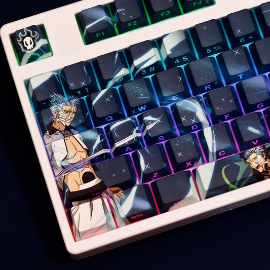 My Anime Keycaps Complete Set Bleach: Grimmjow Jaegerjaquez Backlit Keycap Set