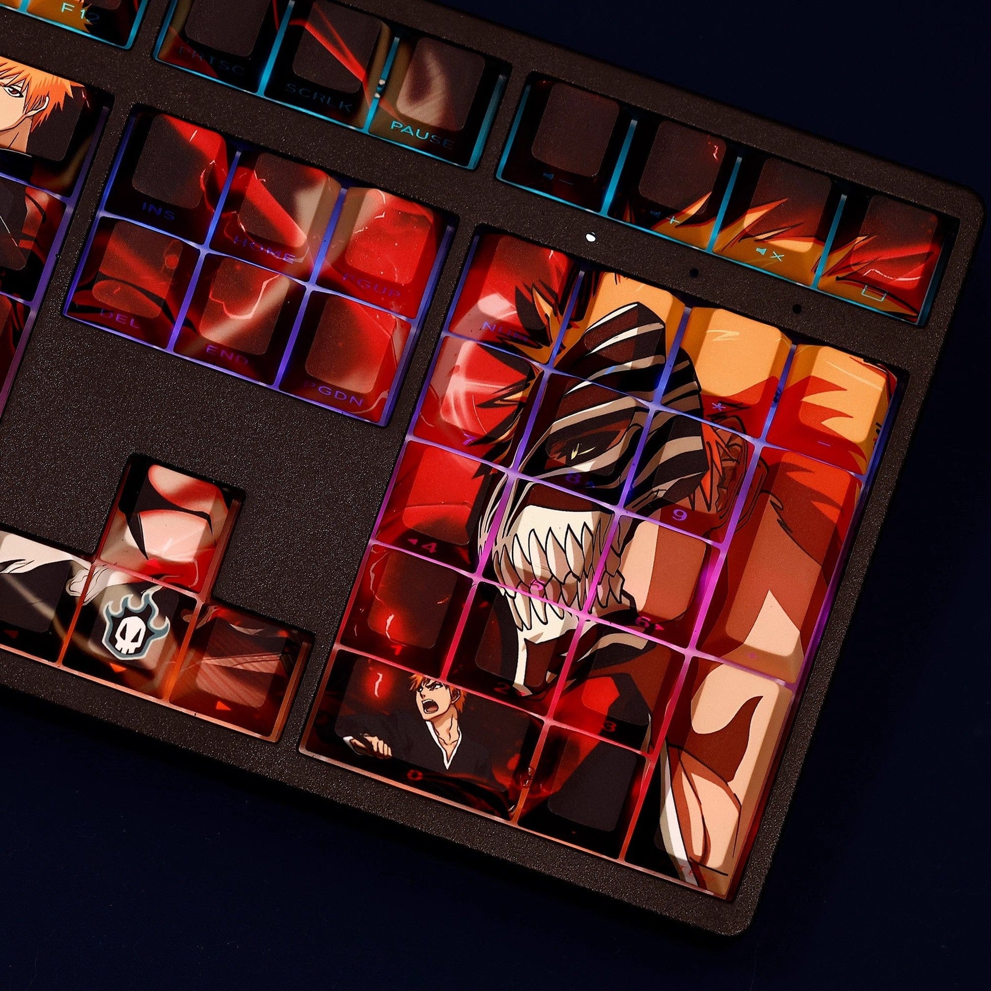 My Anime Keycaps Complete Set Bleach: Ichigo Kurosaki Backlit Keycap Set