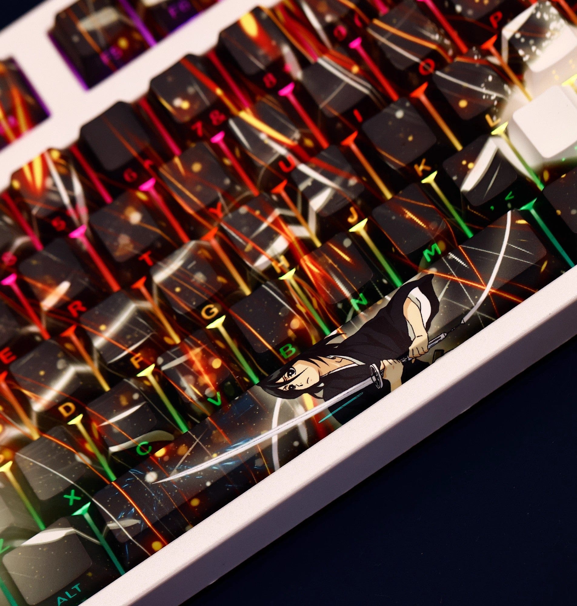 My Anime Keycaps Complete Set Bleach: Rukia Kuchiki Backlit Keycap Set