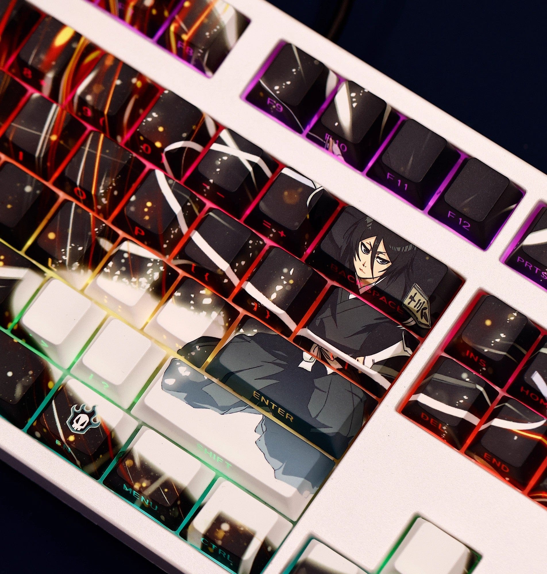 My Anime Keycaps Complete Set Bleach: Rukia Kuchiki Backlit Keycap Set
