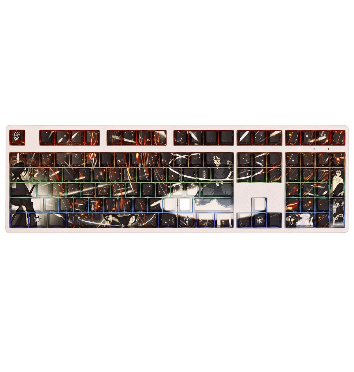 My Anime Keycaps Complete Set Bleach: Rukia Kuchiki Backlit Keycap Set