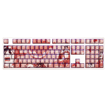 My Anime Keycaps Complete Set Blue Archive: Aikiyo Fuuka Backlit Keycap Set