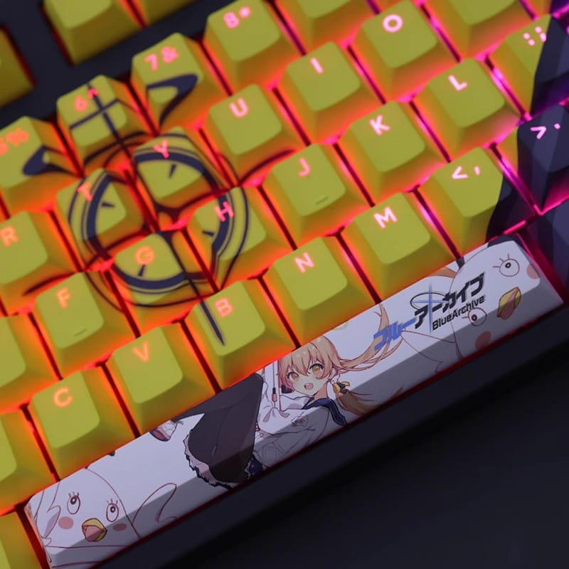 My Anime Keycaps Complete Set Blue Archive: Ajitani Hifumi Backlit Keycap Set