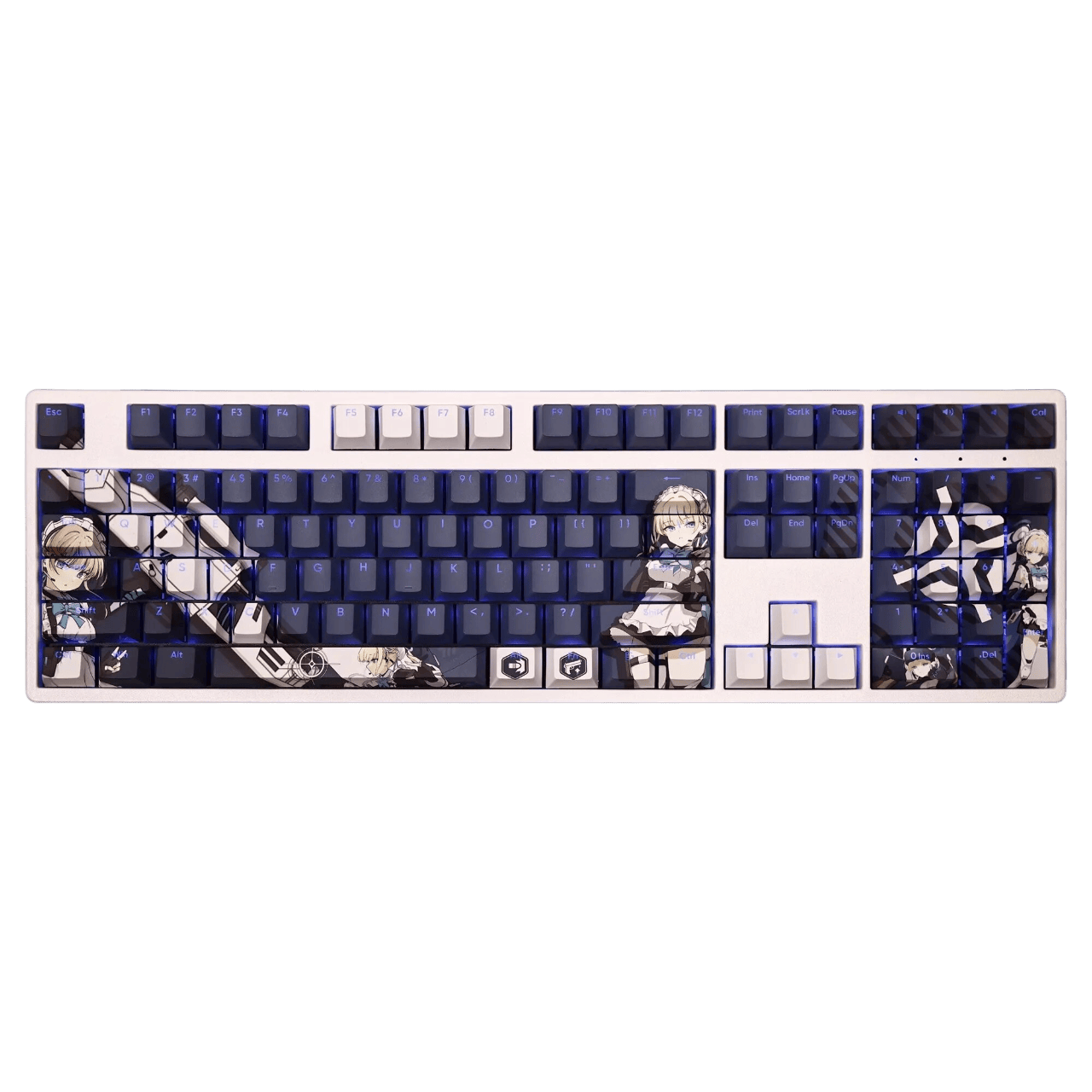 My Anime Keycaps Complete Set Blue Archive: Asuma Toki Backlit Keycap Set