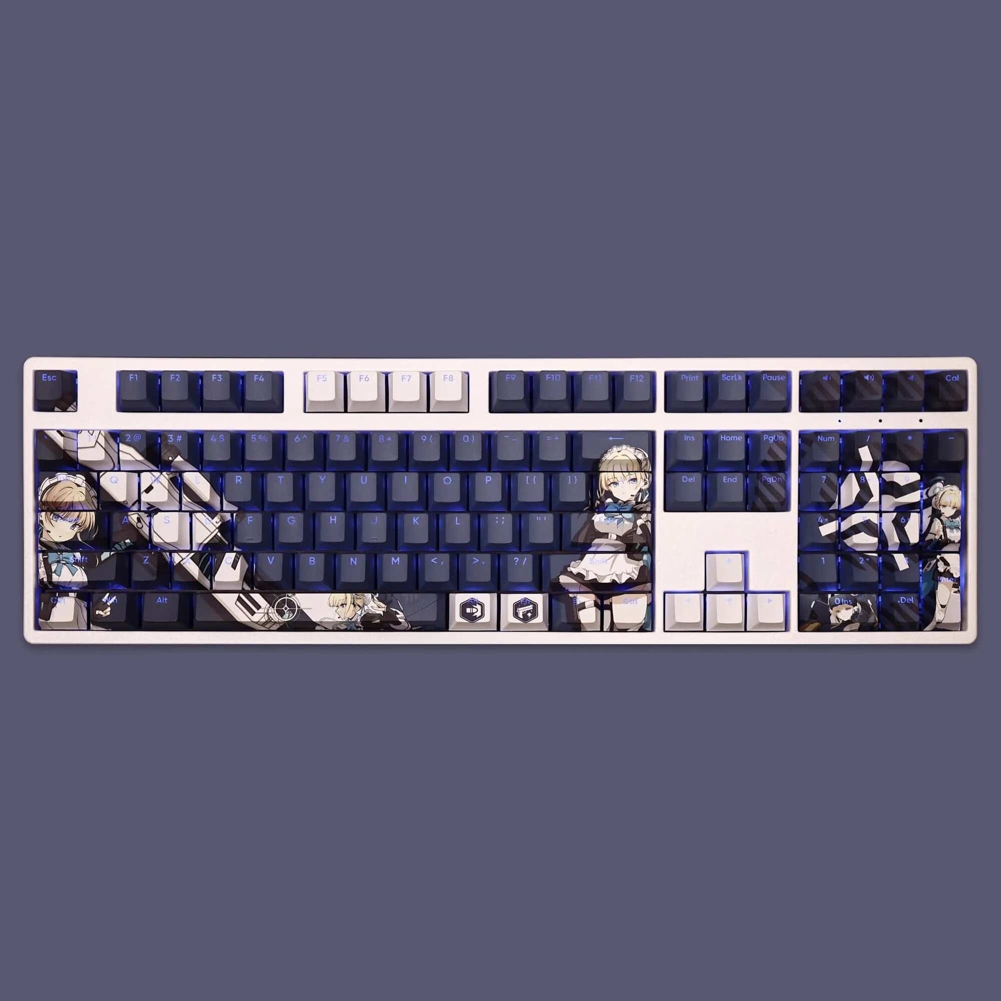 My Anime Keycaps Complete Set Blue Archive: Asuma Toki Backlit Keycap Set