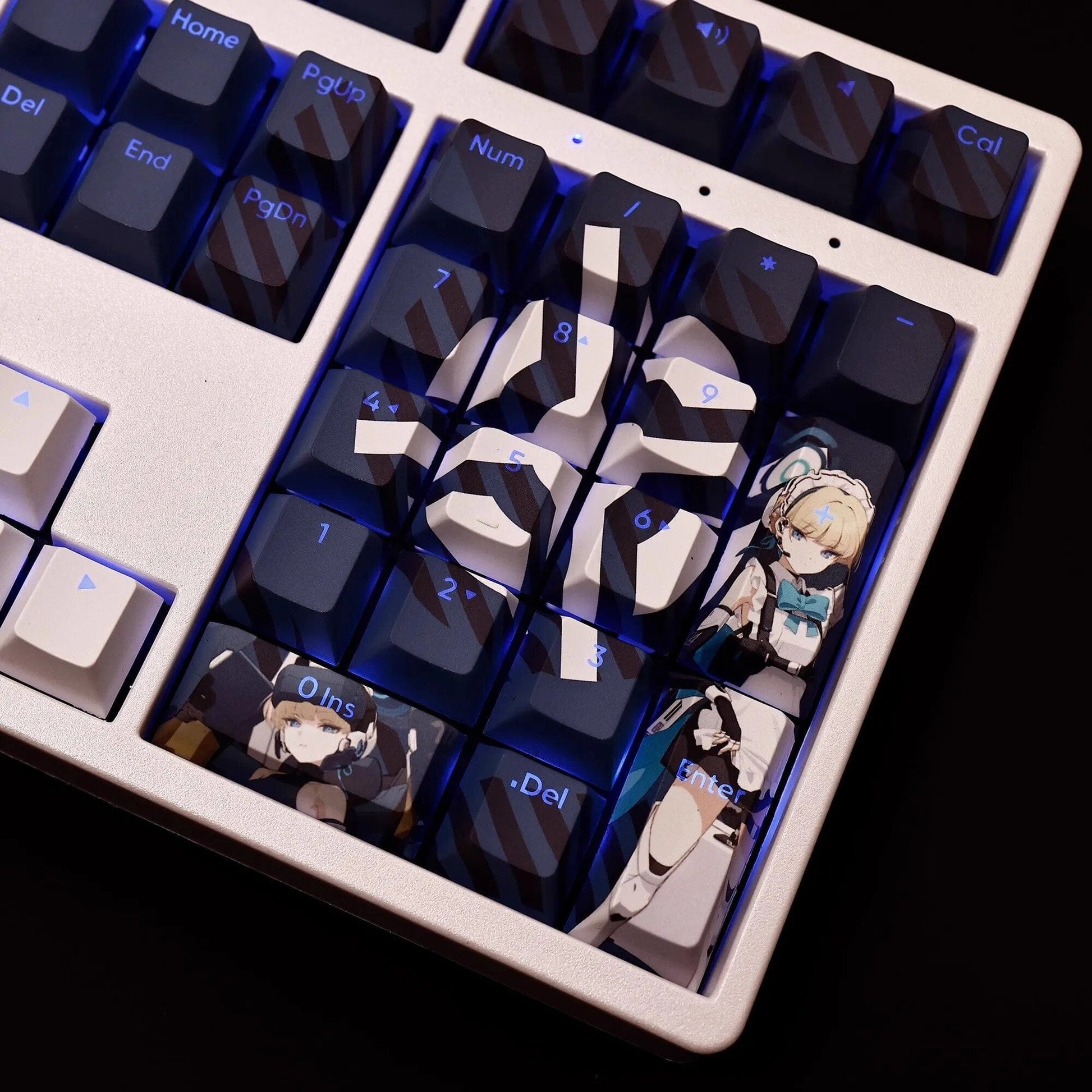 My Anime Keycaps Complete Set Blue Archive: Asuma Toki Backlit Keycap Set