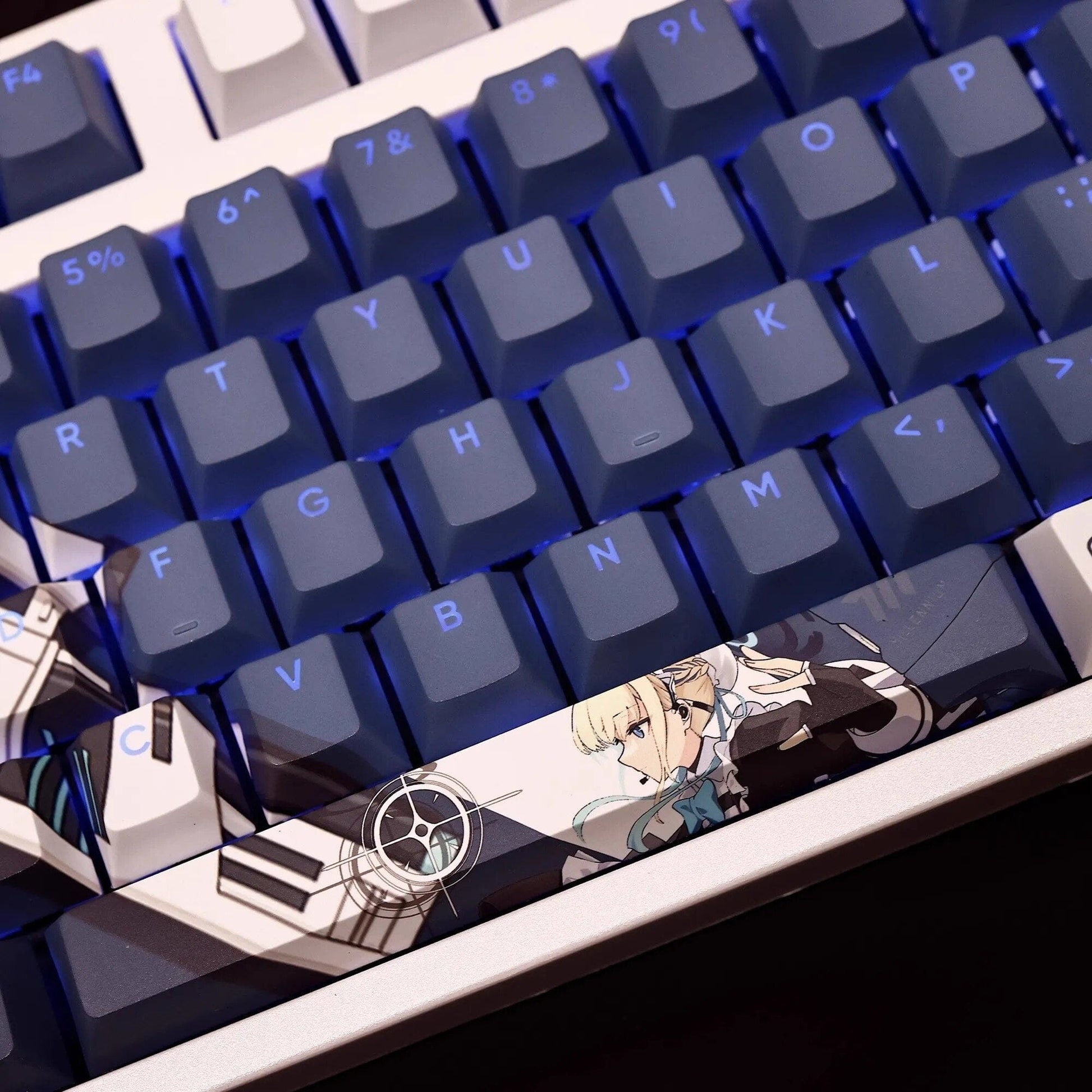 My Anime Keycaps Complete Set Blue Archive: Asuma Toki Backlit Keycap Set