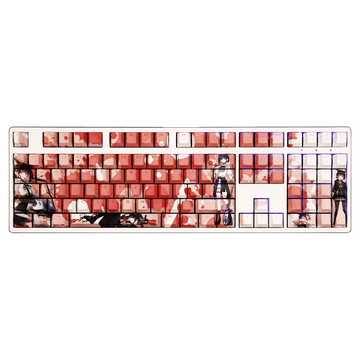My Anime Keycaps Complete Set Blue Archive: Band Kazusa Backlit Keycap Set