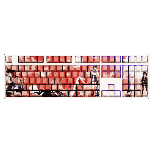 My Anime Keycaps Complete Set Blue Archive: Band Kazusa Backlit Keycap Set