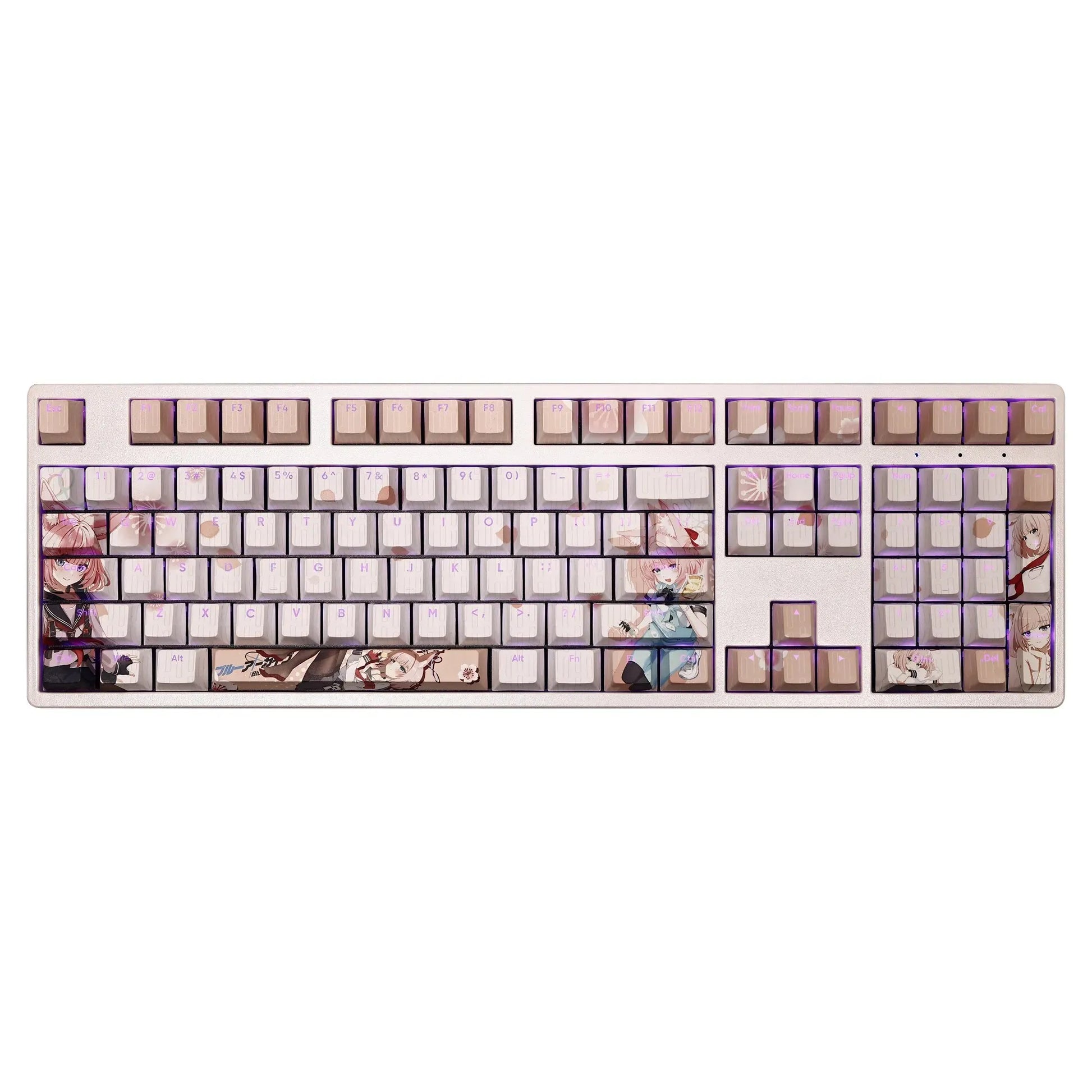 My Anime Keycaps Complete Set Blue Archive: Fox Nicole Backlit Keycap Set