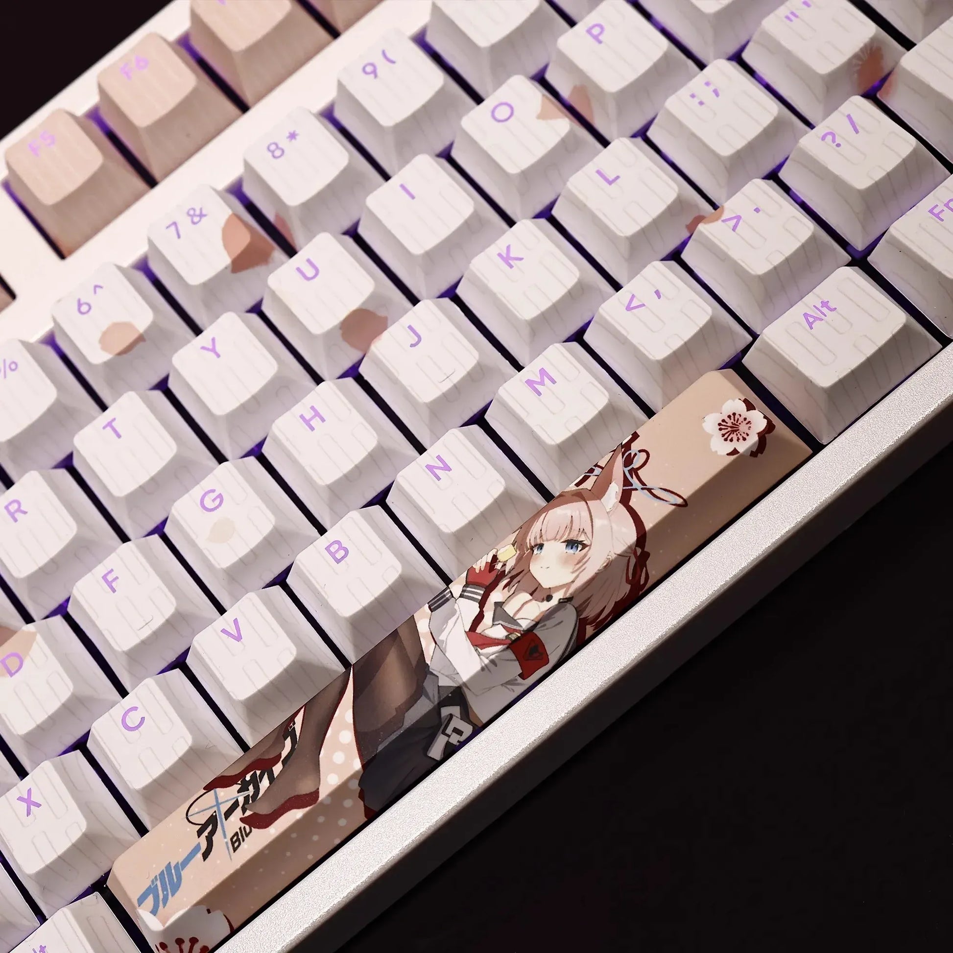 My Anime Keycaps Complete Set Blue Archive: Fox Nicole Backlit Keycap Set