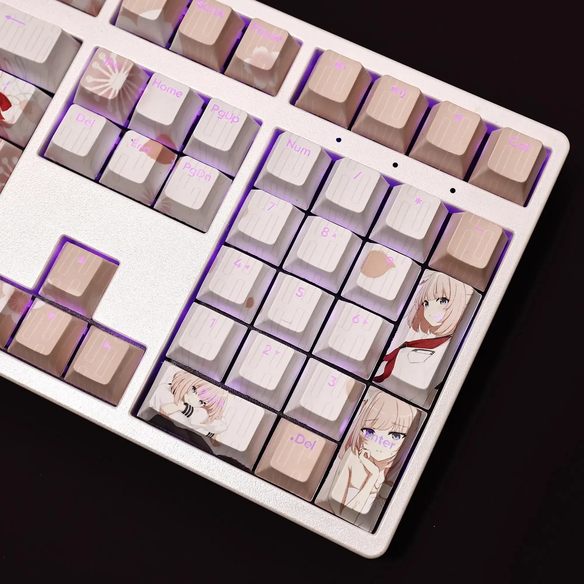 My Anime Keycaps Complete Set Blue Archive: Fox Nicole Backlit Keycap Set