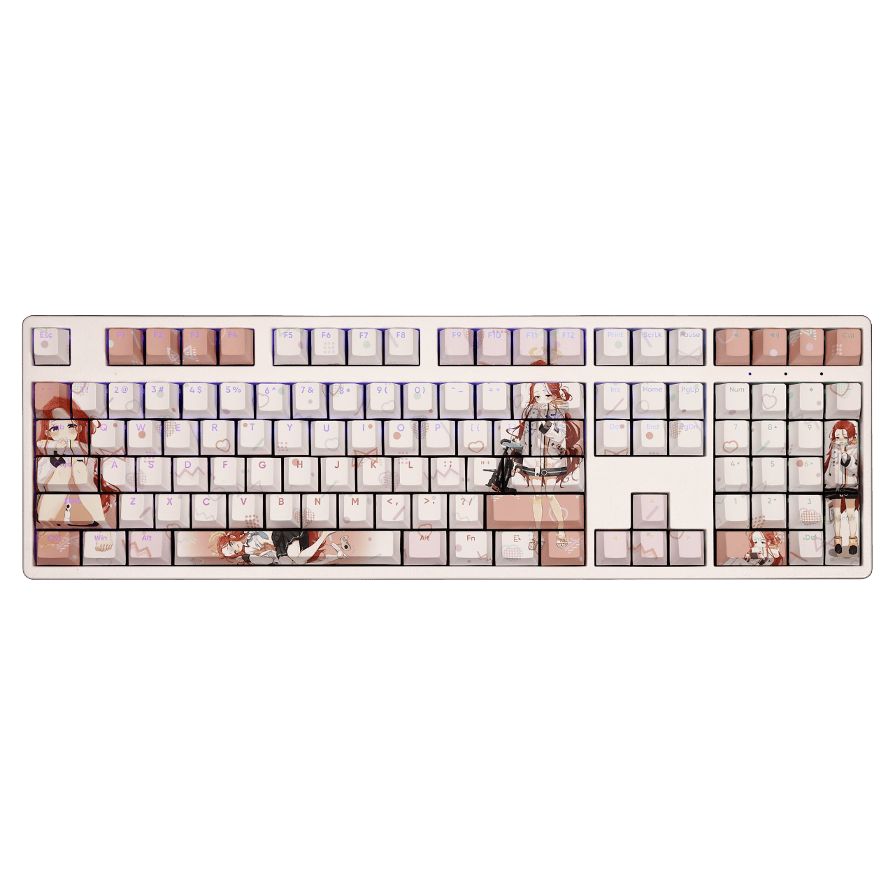 My Anime Keycaps Complete Set Blue Archive: Hanaoka Yuzu Backlit Keycap Set