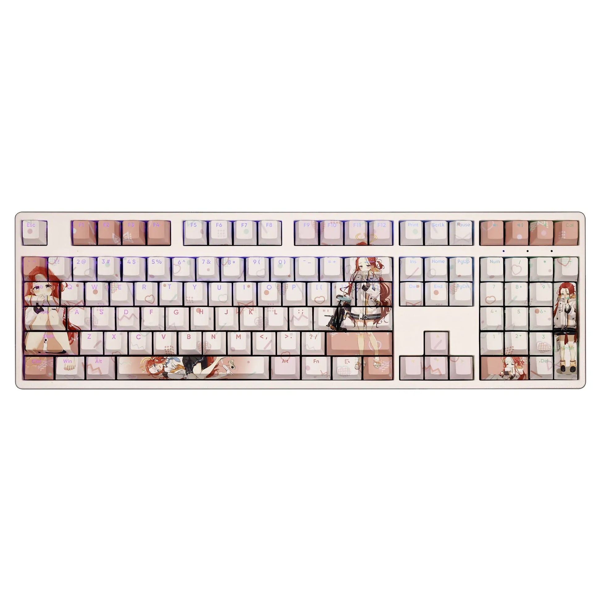 My Anime Keycaps Complete Set Blue Archive: Hanaoka Yuzu Backlit Keycap Set