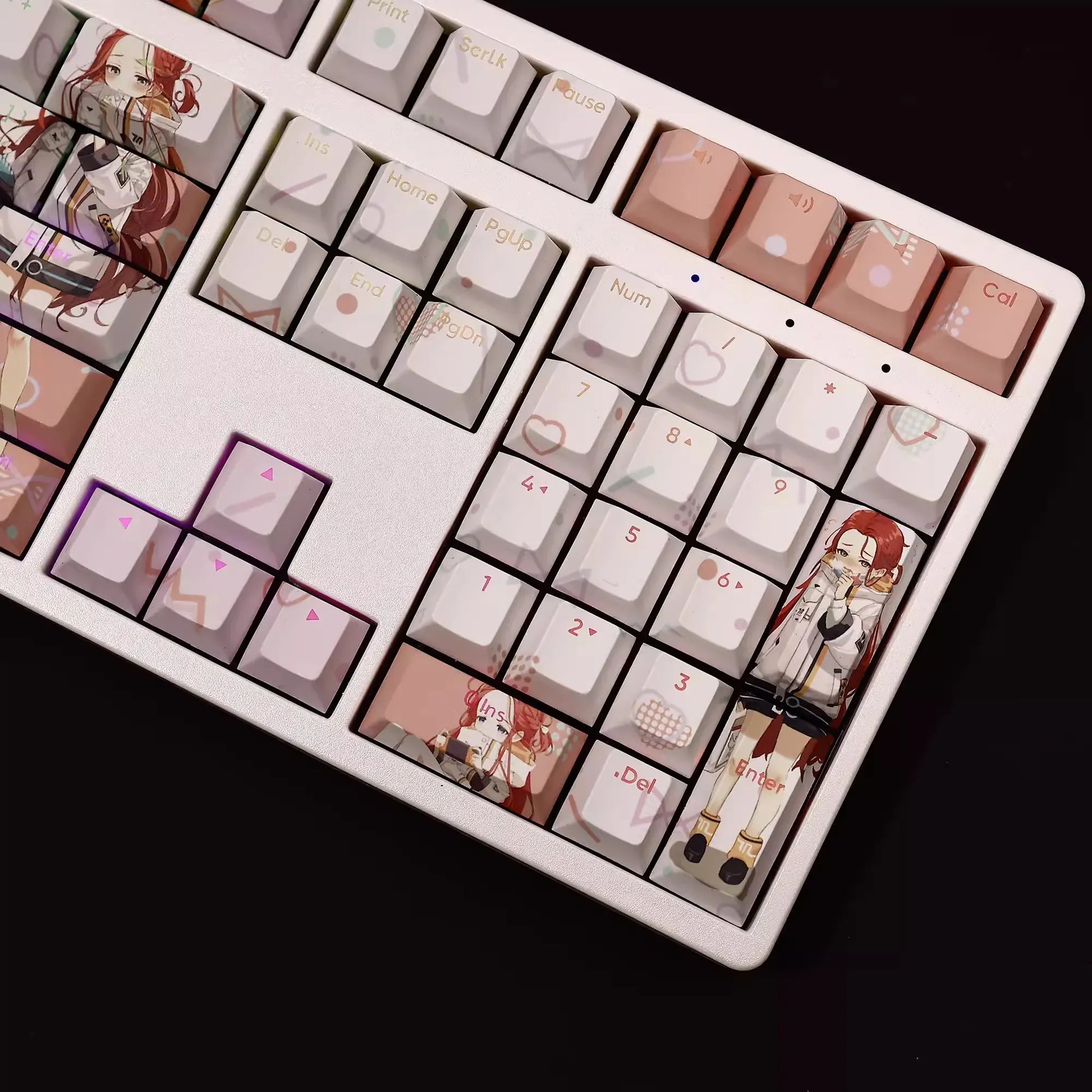 My Anime Keycaps Complete Set Blue Archive: Hanaoka Yuzu Backlit Keycap Set