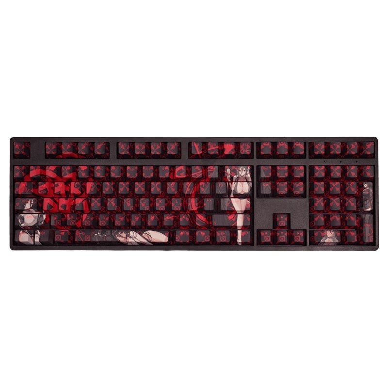 My Anime Keycaps Complete Set Blue Archive: Hanekawa Hasumi Backlit Keycap Set