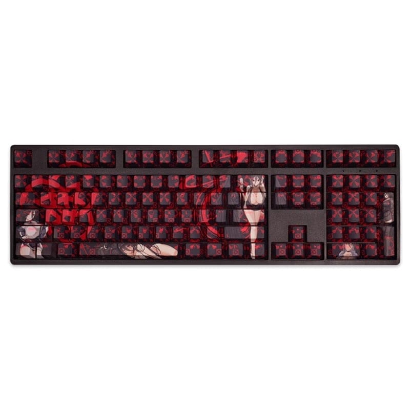 My Anime Keycaps Complete Set Blue Archive: Hanekawa Hasumi Backlit Keycap Set