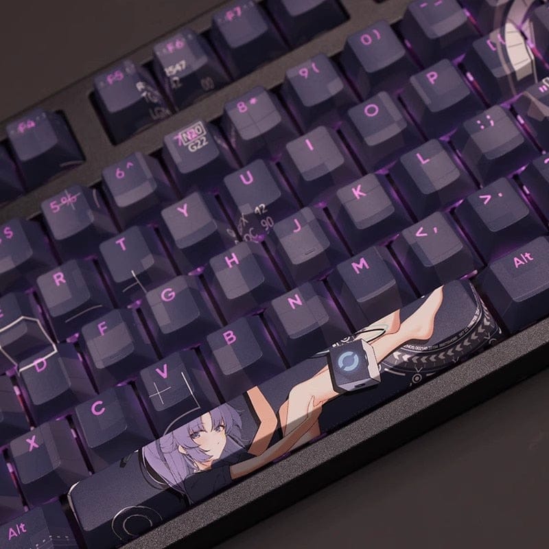 My Anime Keycaps Complete Set Blue Archive: Hayase Yuuka Backlit Keycap Set