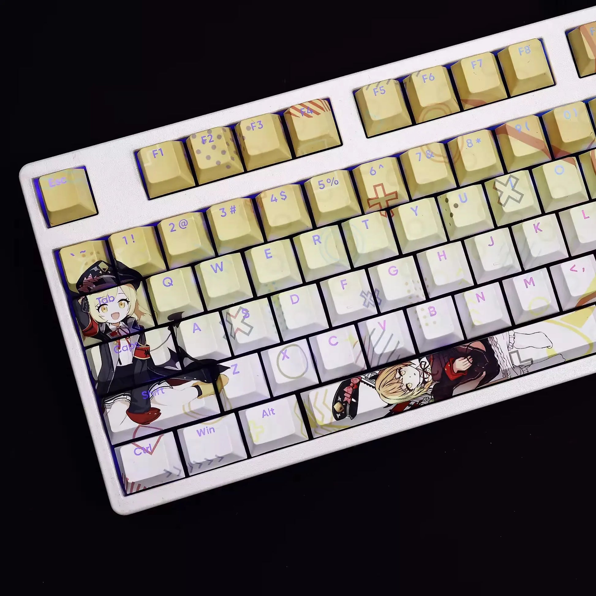 My Anime Keycaps Complete Set Blue Archive: Ibuki Backlit Keycap Set