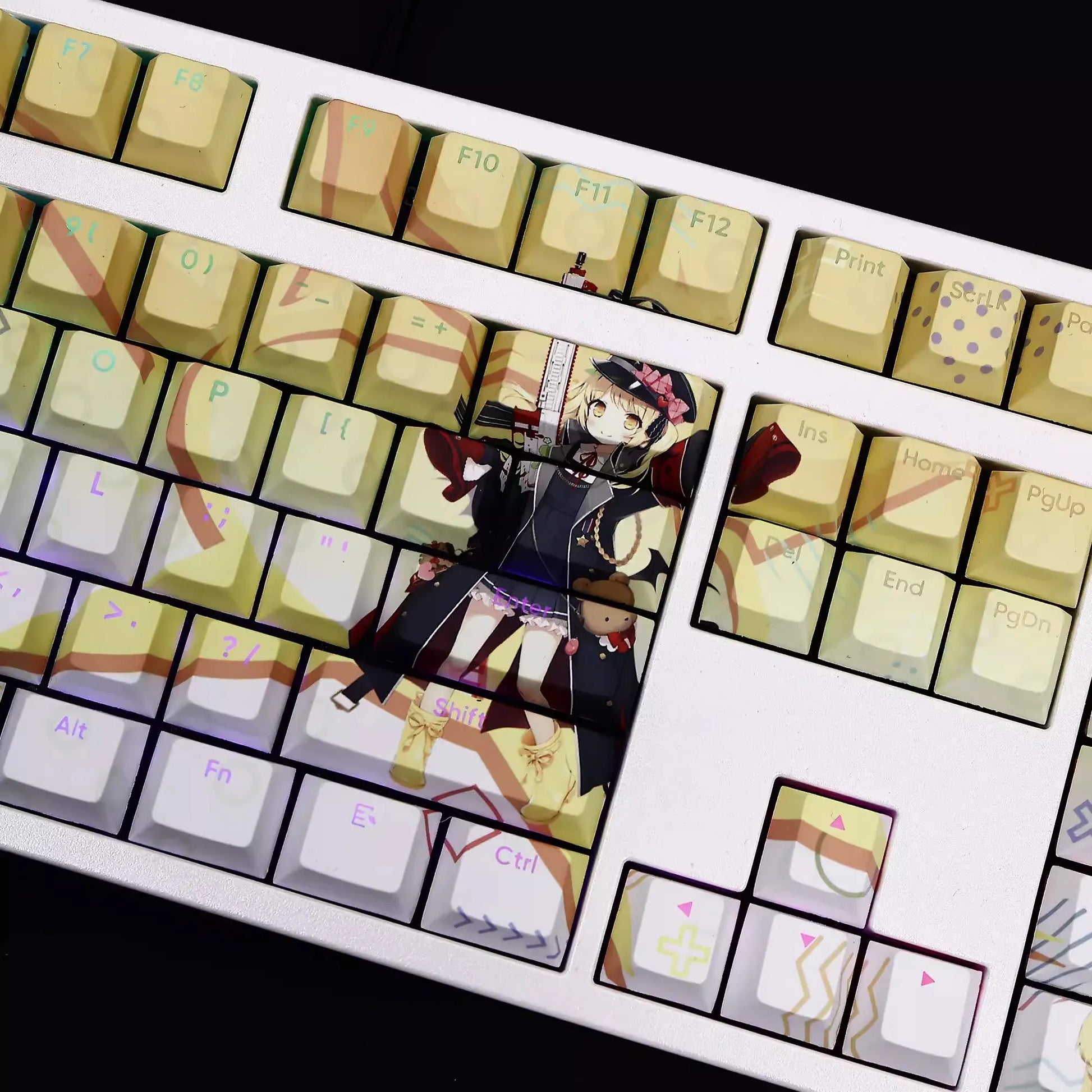 My Anime Keycaps Complete Set Blue Archive: Ibuki Backlit Keycap Set