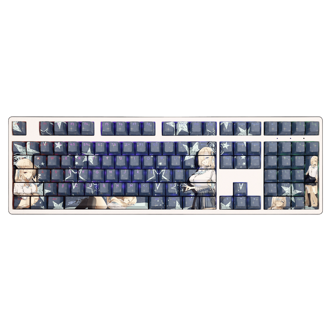 My Anime Keycaps Complete Set Blue Archive: Ichinose Asuna Backlit Keycap Set