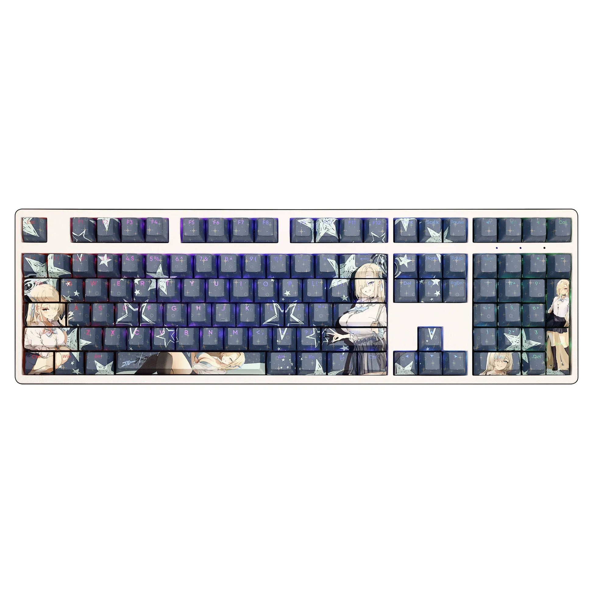 My Anime Keycaps Complete Set Blue Archive: Ichinose Asuna Backlit Keycap Set