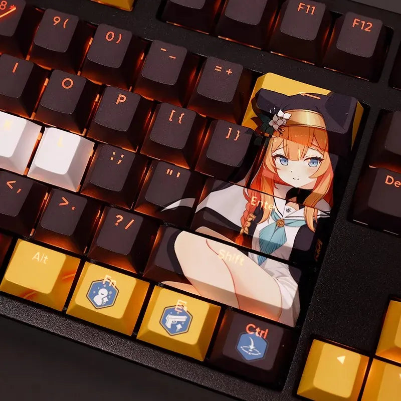 My Anime Keycaps Complete Set Blue Archive: Iochi Mari Backlit Keycap Set