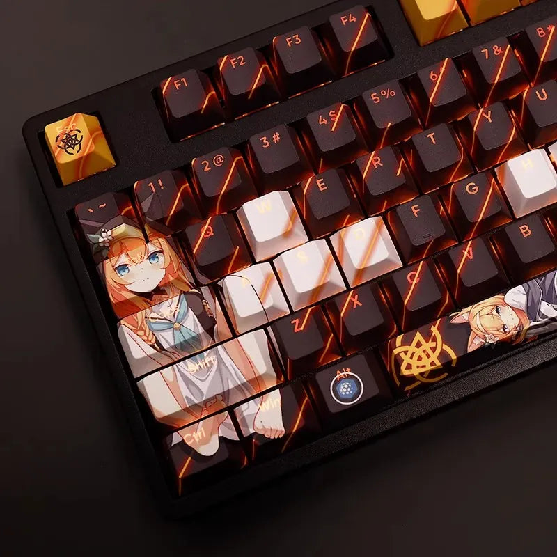 My Anime Keycaps Complete Set Blue Archive: Iochi Mari Backlit Keycap Set