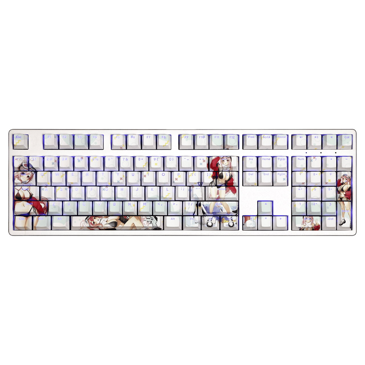 My Anime Keycaps Complete Set Blue Archive: Izumimoto Eimi Backlit Keycap Set