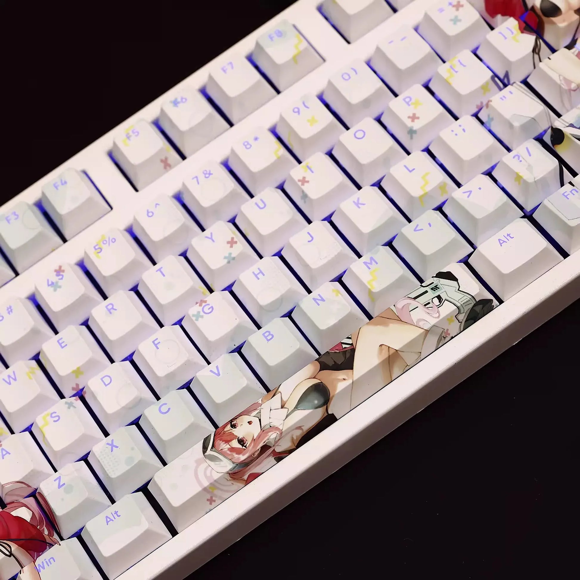 My Anime Keycaps Complete Set Blue Archive: Izumimoto Eimi Backlit Keycap Set