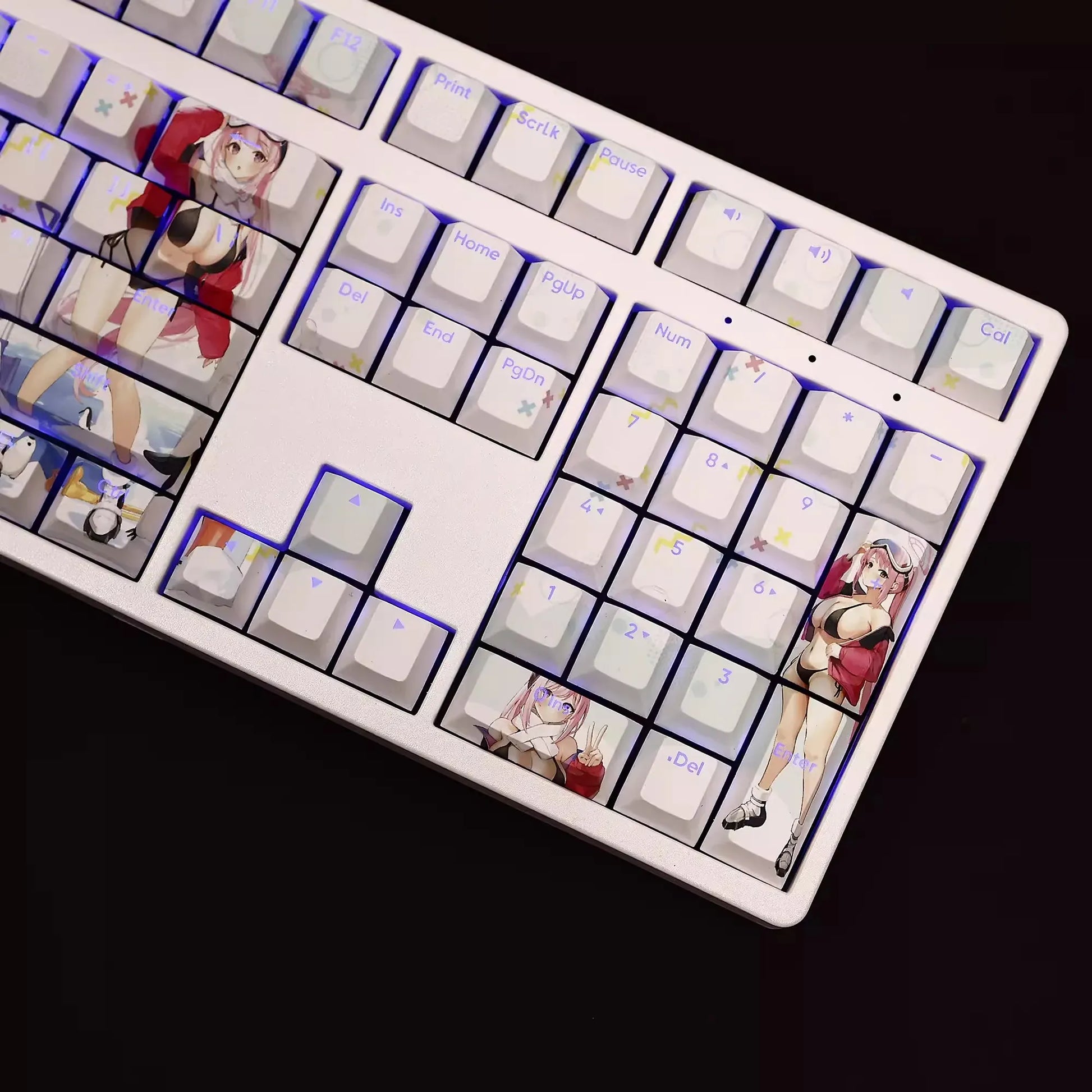 My Anime Keycaps Complete Set Blue Archive: Izumimoto Eimi Backlit Keycap Set