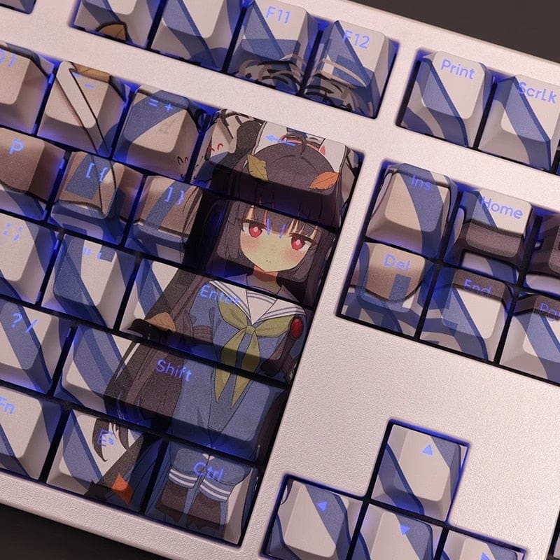 My Anime Keycaps Complete Set Blue Archive: Kasumizawa Miyu Backlit Keycap Set