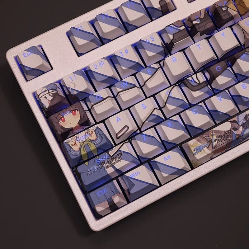 My Anime Keycaps Complete Set Blue Archive: Kasumizawa Miyu Backlit Keycap Set