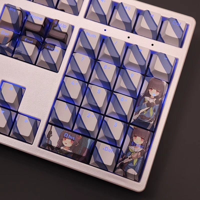 My Anime Keycaps Complete Set Blue Archive: Kasumizawa Miyu Backlit Keycap Set