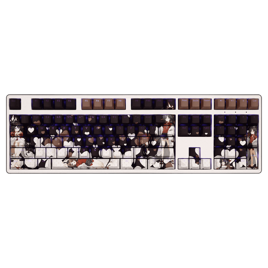 My Anime Keycaps Complete Set Blue Archive: Kinegawa Kasumi Backlit Keycap Set