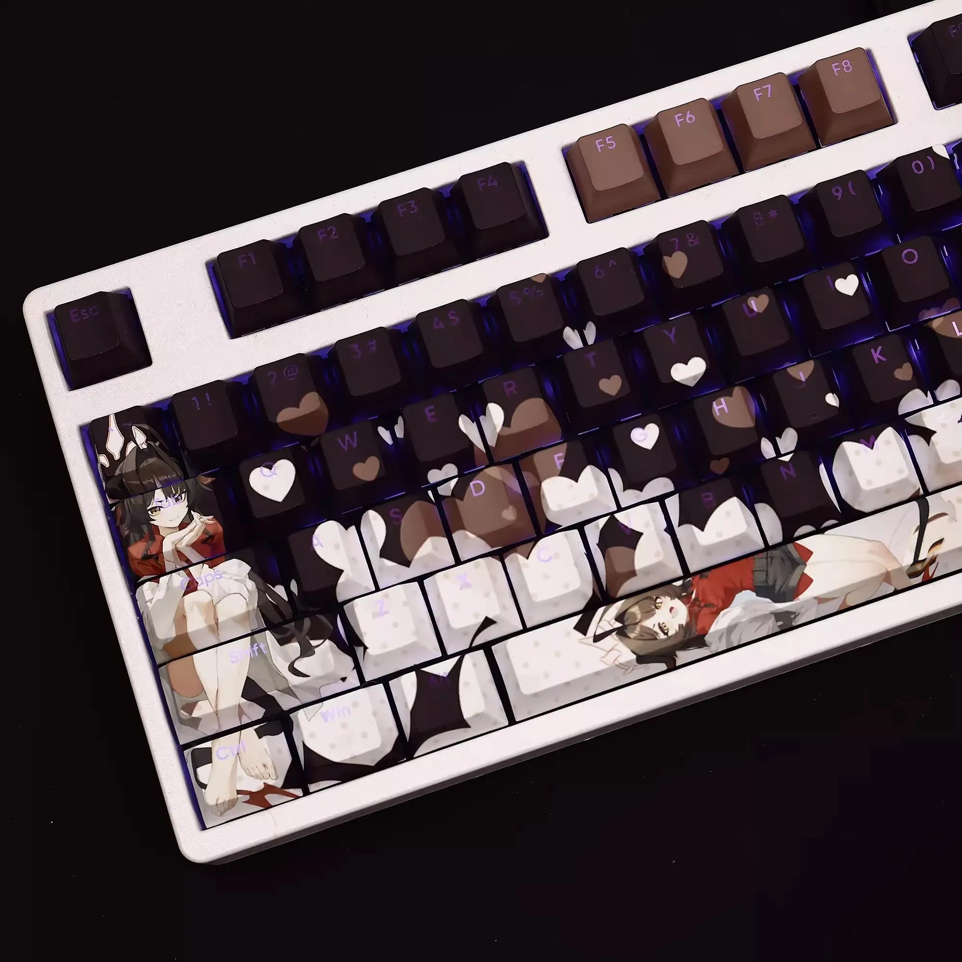 My Anime Keycaps Complete Set Blue Archive: Kinegawa Kasumi Backlit Keycap Set