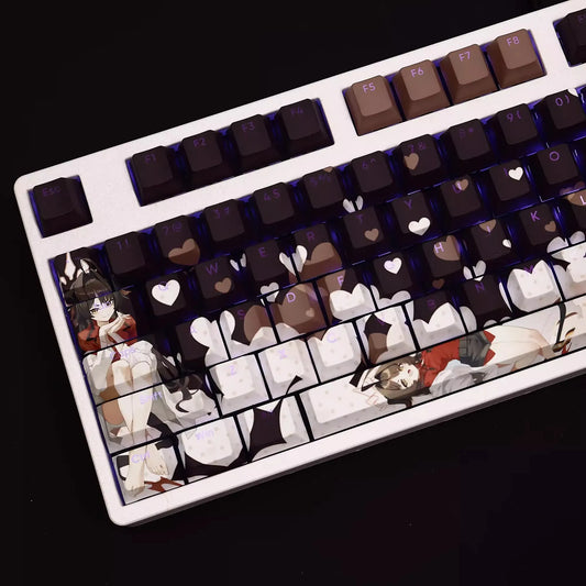 My Anime Keycaps Complete Set Blue Archive: Kinegawa Kasumi Backlit Keycap Set