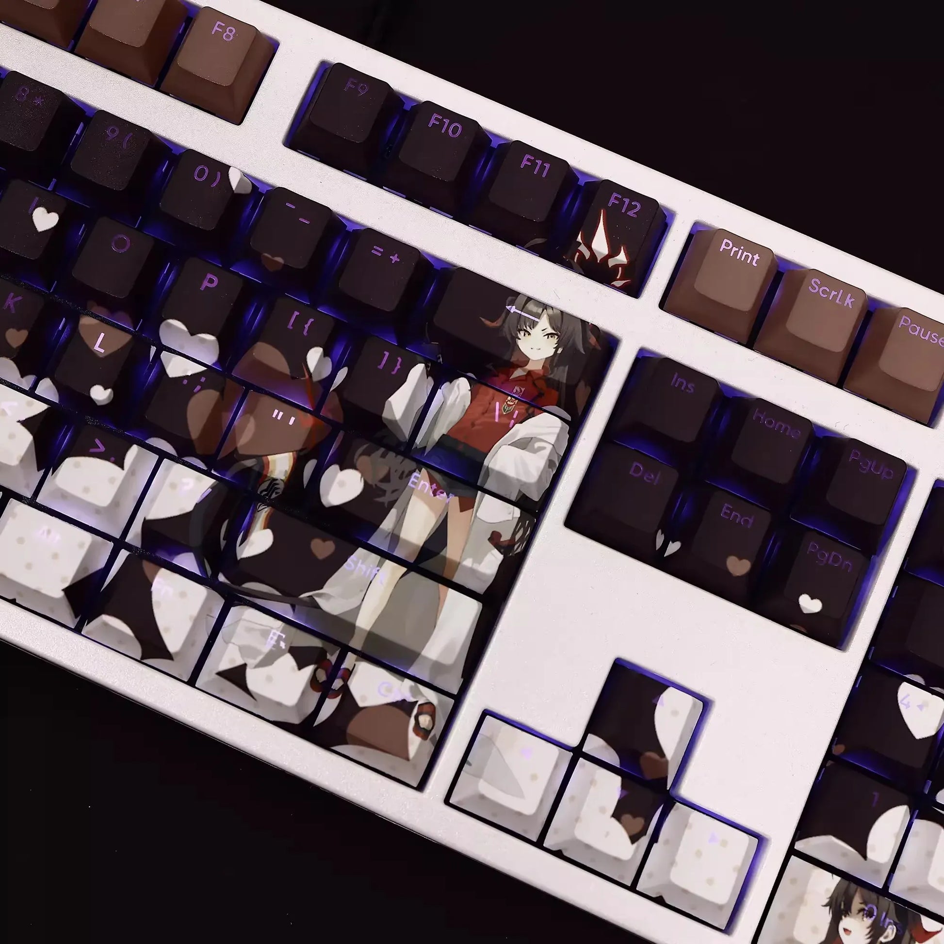 My Anime Keycaps Complete Set Blue Archive: Kinegawa Kasumi Backlit Keycap Set