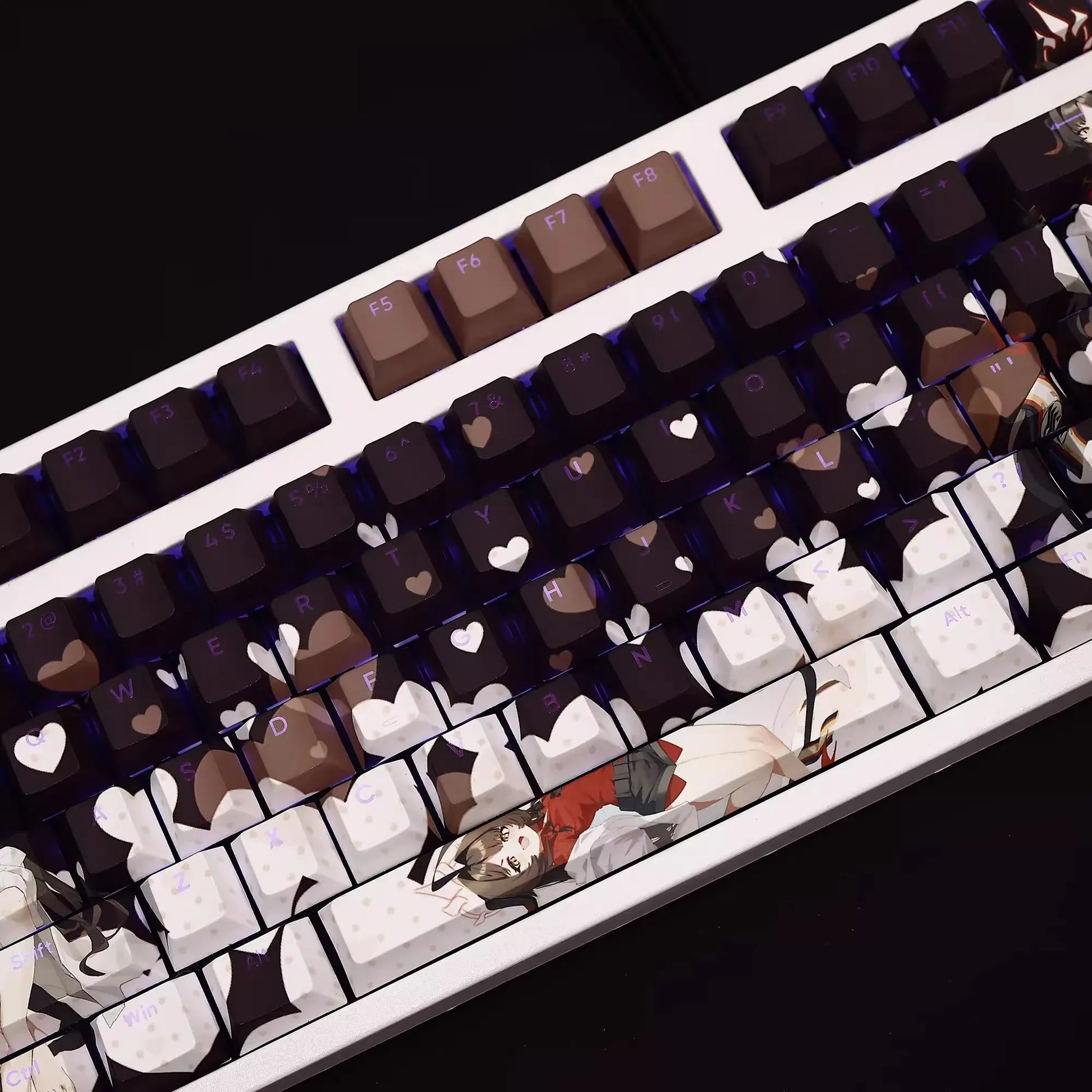 My Anime Keycaps Complete Set Blue Archive: Kinegawa Kasumi Backlit Keycap Set