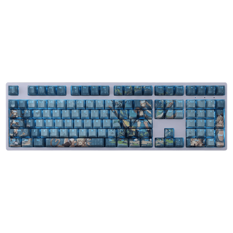My Anime Keycaps Complete Set Blue Archive: Kirara Backlit Blue Keycap Set