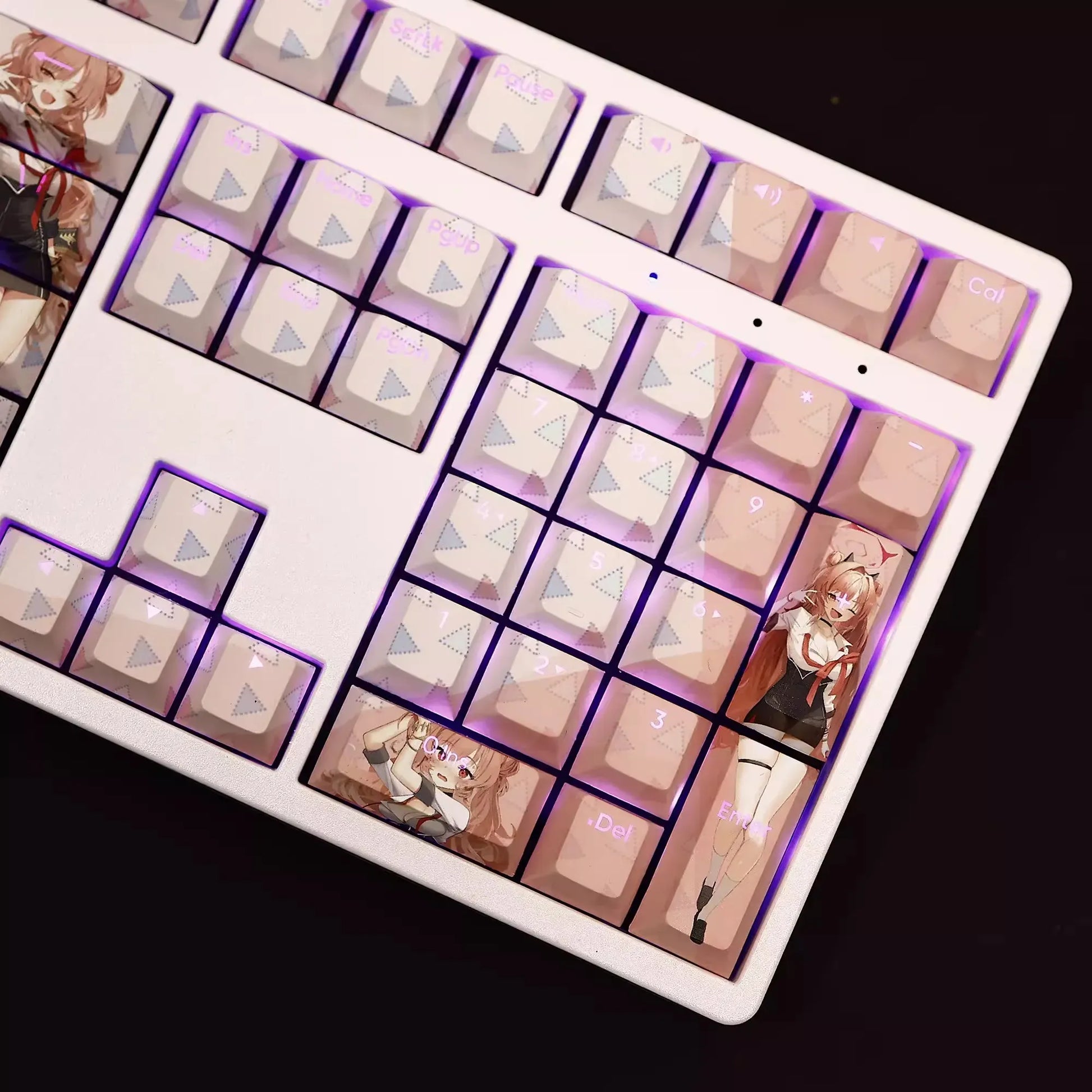 My Anime Keycaps Complete Set Blue Archive: Kirara Backlit Keycap Set
