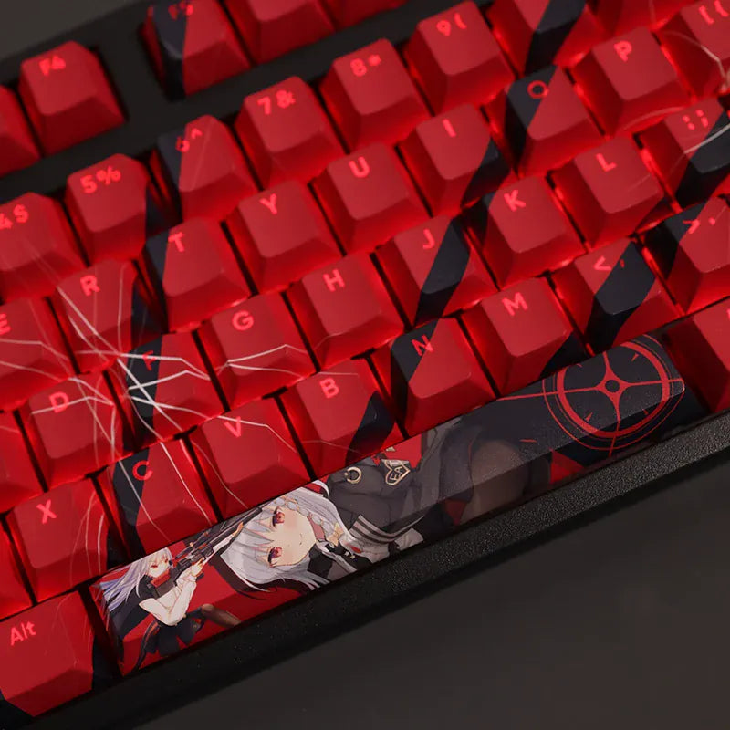 My Anime Keycaps Complete Set Blue Archive: Kurodate Haruna Backlit Keycap Set