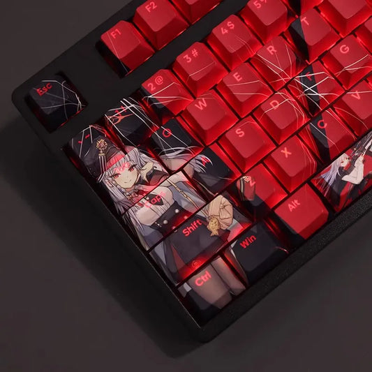 My Anime Keycaps Complete Set Blue Archive: Kurodate Haruna Backlit Keycap Set