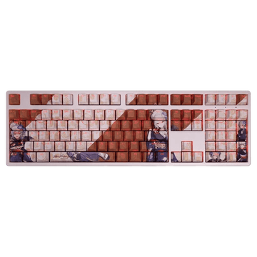 My Anime Keycaps Complete Set Blue Archive: Kurodate Haruna Backlit White Keycap Set