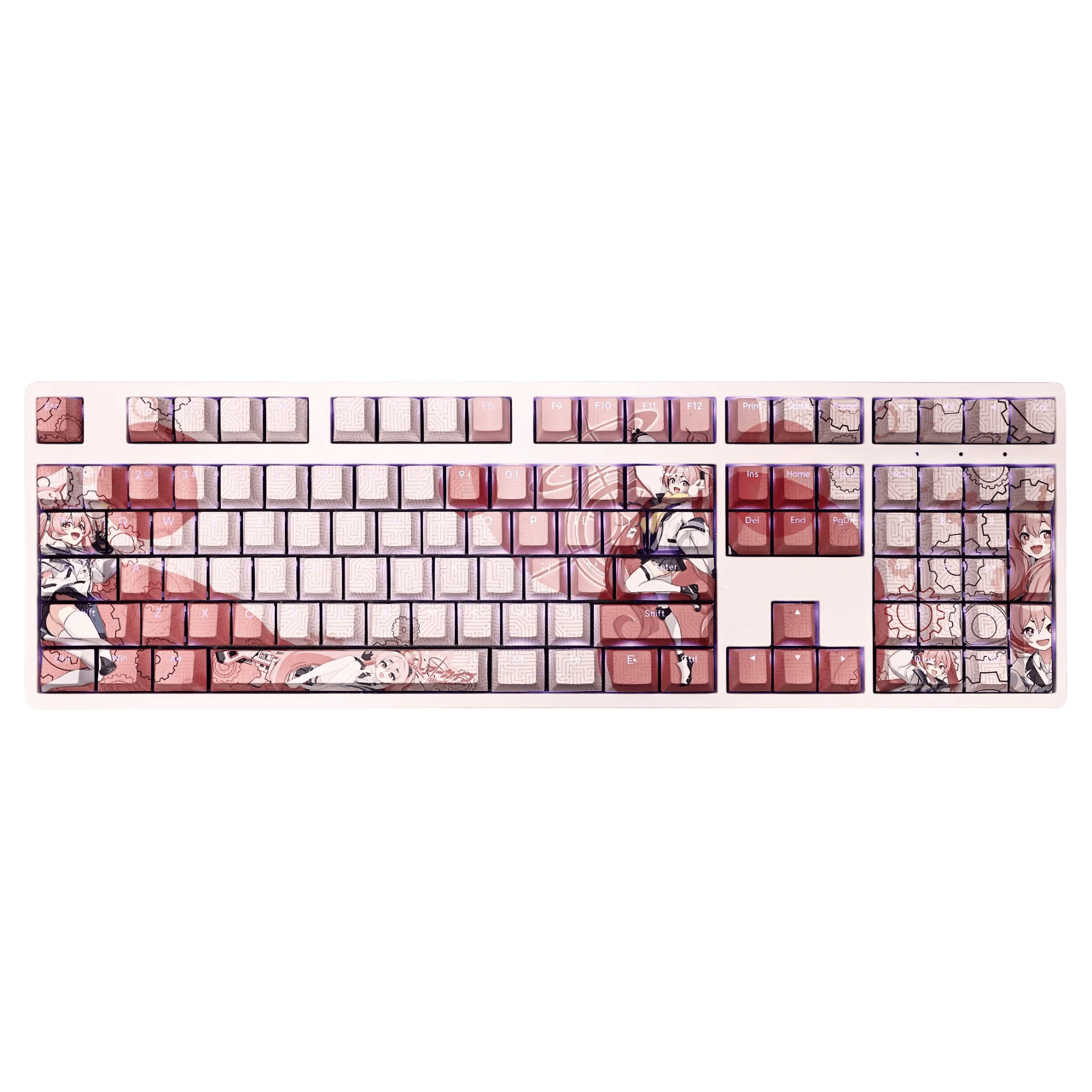 My Anime Keycaps Complete Set Blue Archive: Kurosaki Koyuki Backlit Keycap Set