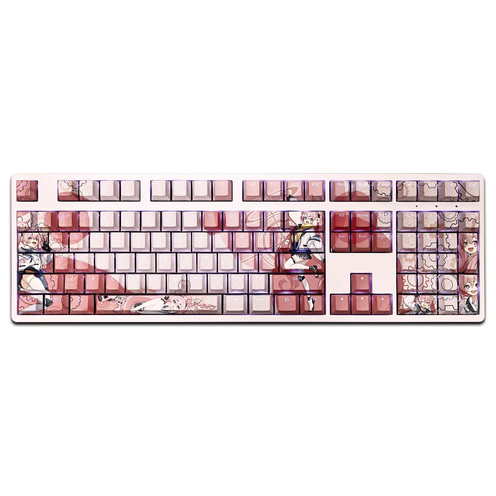 My Anime Keycaps Complete Set Blue Archive: Kurosaki Koyuki Backlit Keycap Set