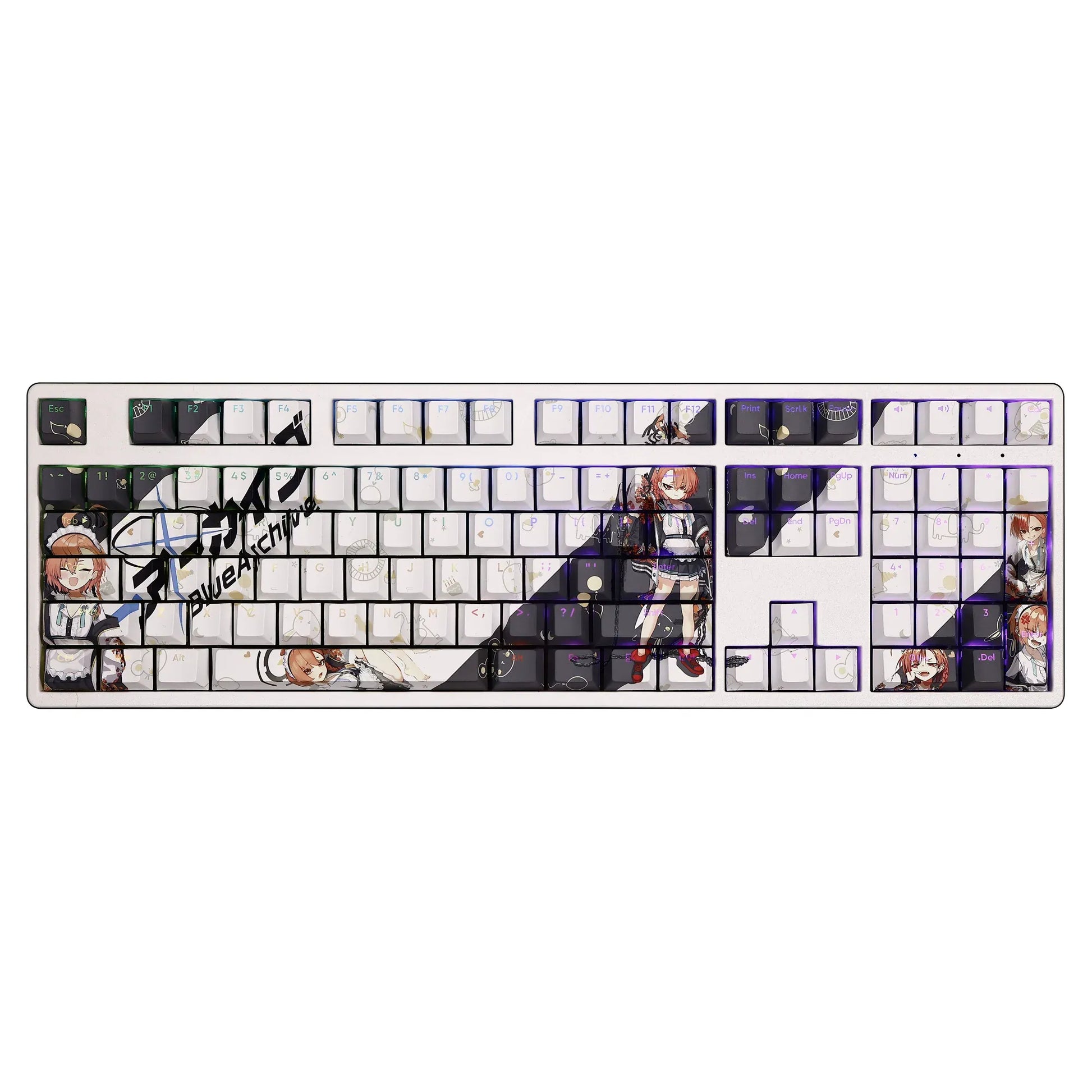 My Anime Keycaps Complete Set Blue Archive: Mikamo Neru Backlit Keycap Set